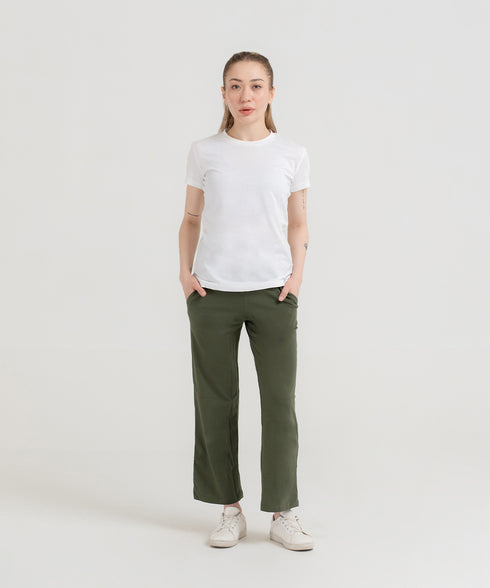 Women's Basic Relaxed Fit Pants